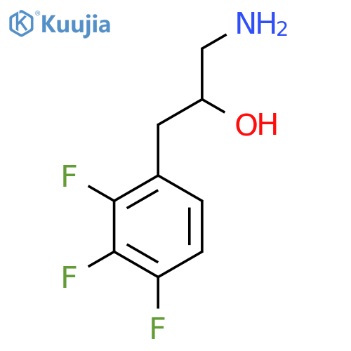 1-amino-3-(2,3,4-trifluorophenyl)propan-2-ol structure