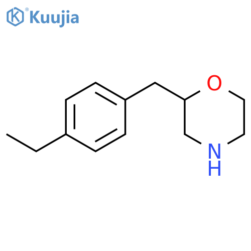 Morpholine,2-[(4-ethylphenyl)methyl]- structure