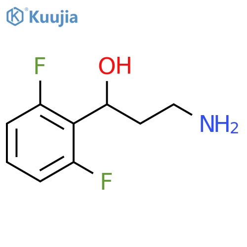 Benzenemethanol, α-(2-aminoethyl)-2,6-difluoro- structure