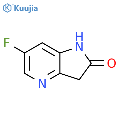 6-fluoro-1H,2H,3H-pyrrolo[3,2-b]pyridin-2-one structure