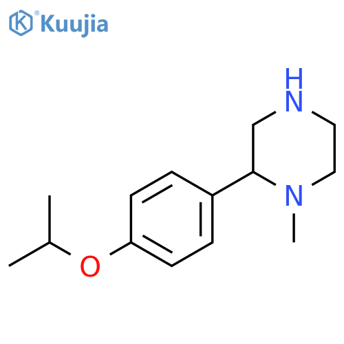 1-methyl-2-4-(propan-2-yloxy)phenylpiperazine structure