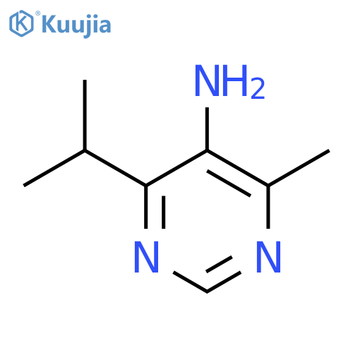 4-Isopropyl-6-methylpyrimidin-5-amine structure