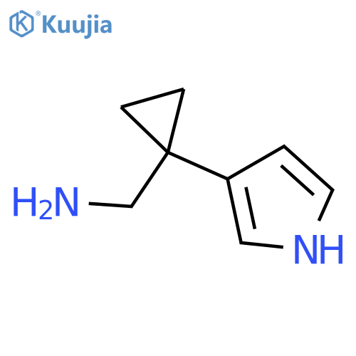 1-(1H-pyrrol-3-yl)cyclopropylmethanamine structure