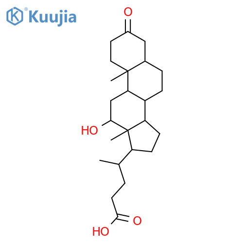 Cholan-24-oic acid,12-hydroxy-3-oxo-, (5b,12b)- (9CI) structure