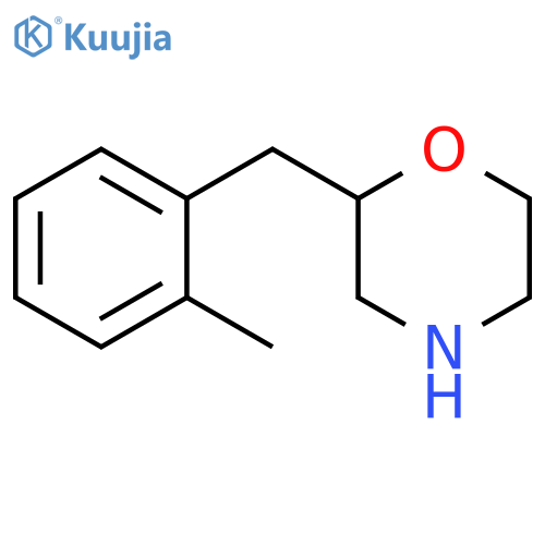 Morpholine, 2-[(2-methylphenyl)methyl]- structure