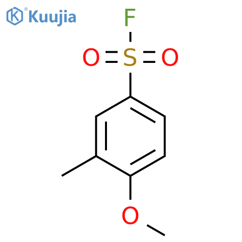 4-Methoxy-3-methylbenzene-1-sulfonyl fluoride structure