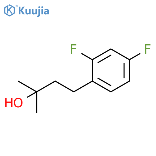 2,4-difluoro-α,α-dimethyl-Benzenepropanol structure