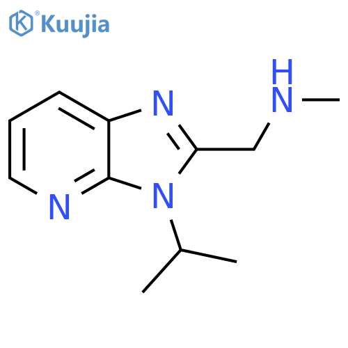 1-(3-isopropyl-3H-imidazo[4,5-b]pyridin-2-yl)-N-methylmethanamine structure