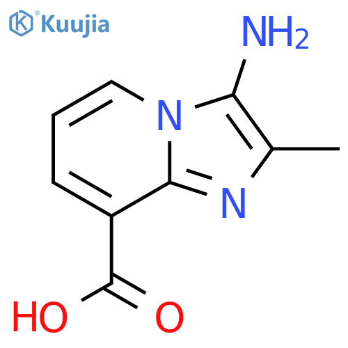 3-Amino-2-methylimidazo[1,2-a]pyridine-8-carboxylic acid structure