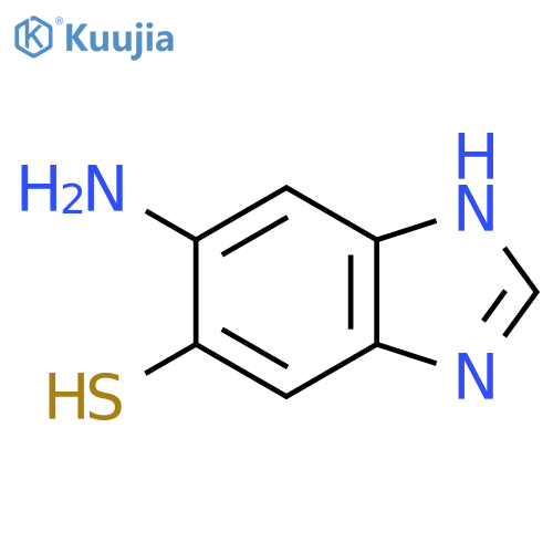 6-Amino-5-mercapto-1H-benzimidazole structure