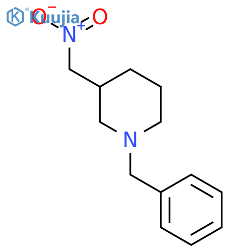 1-benzyl-3-(nitromethyl)piperidine structure