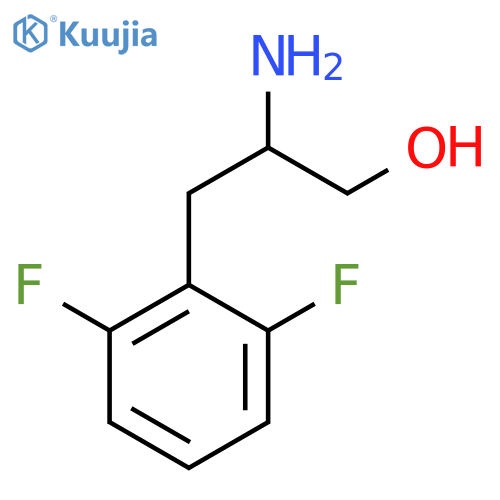 2-Amino-3-(2,6-difluorophenyl)propan-1-ol structure