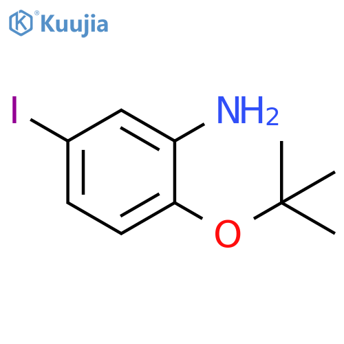 2-(tert-butoxy)-5-iodoaniline structure