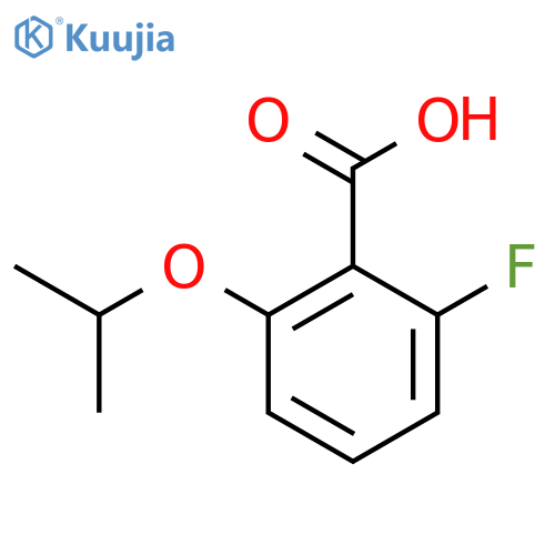 2-Fluoro-6-(propan-2-yloxy)benzoic acid structure
