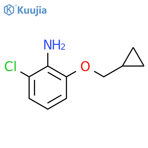 2-chloro-6-(cyclopropylmethoxy)aniline structure