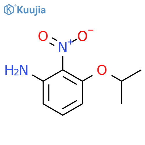 2-nitro-3-(propan-2-yloxy)aniline structure