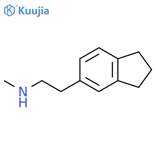 2-(2,3-dihydro-1H-inden-5-yl)ethyl(methyl)amine structure