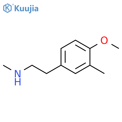 2-(4-methoxy-3-methylphenyl)ethyl(methyl)amine structure