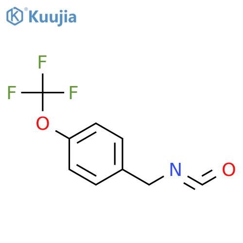 1-(isocyanatomethyl)-4-(trifluoromethoxy)benzene structure