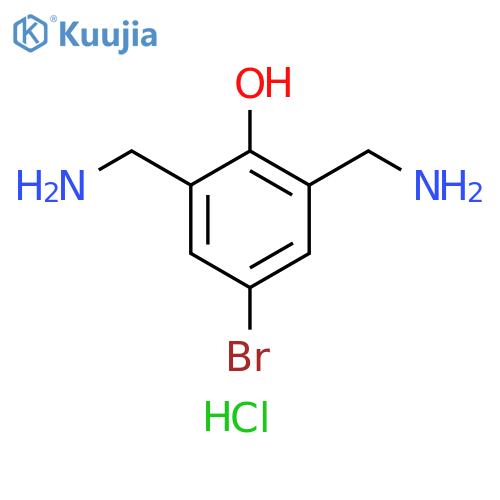 2,6-bis(Aminomethyl)-4-bromophenol dihydrochloride structure