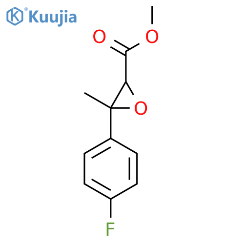 Methyl 3-(4-fluorophenyl)-3-methyloxirane-2-carboxylate structure