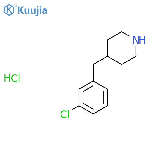 4-(3-CHLOROBENZYL)PIPERIDINE hydrochloride structure