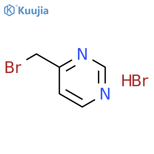 4-(Bromomethyl)pyrimidine hydrobromide structure