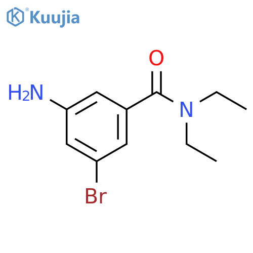 3-Amino-5-bromo-N,N-diethylbenzamide structure