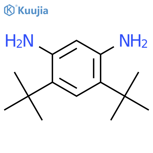 1,3-Benzenediamine, 4,6-bis(1,1-dimethylethyl)- structure
