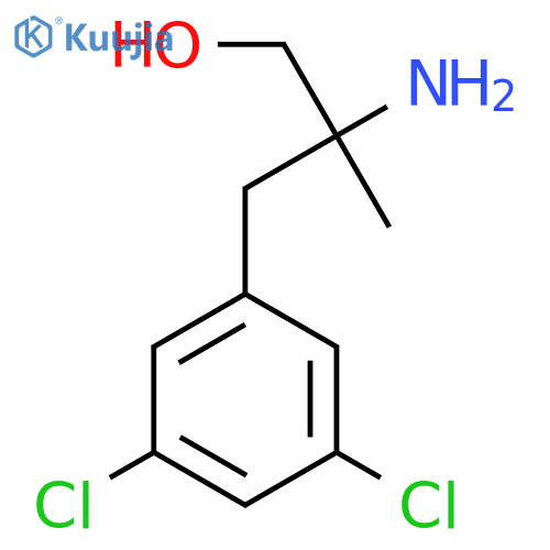 2-amino-3-(3,5-dichlorophenyl)-2-methylpropan-1-ol structure
