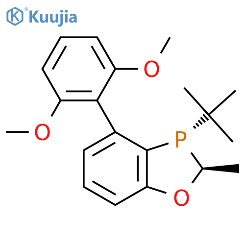 (2S,3S)-3-(Tert-butyl)-4-(2,6-dimethoxyphenyl)-2-methyl-2,3-dihydrobenzo[d][1,3]oxaphosphole structure