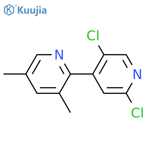 2',5'-Dichloro-3,5-dimethyl-2,4'-bipyridine structure