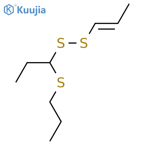 1-Propenyl 1-(propylthio)propyl disulfide; (E)-form structure
