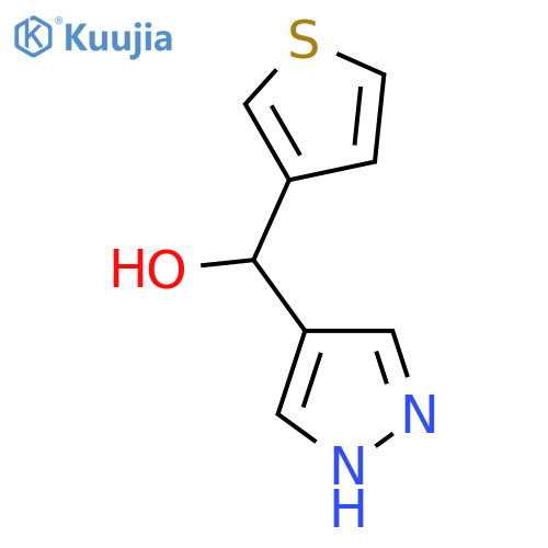 (1H-Pyrazol-4-yl)(thiophen-3-yl)methanol structure