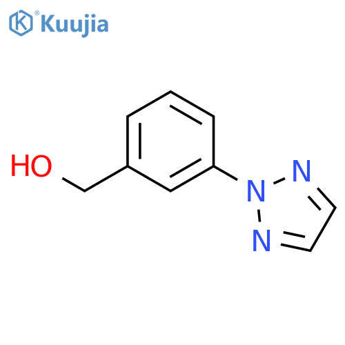 (3-(2H-1,2,3-triazol-2-yl)phenyl)methanol structure