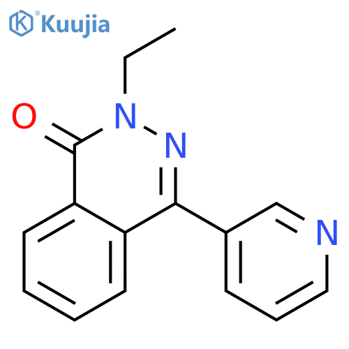 1(2H)-Phthalazinone,2-ethyl-4-(3-pyridinyl)- structure