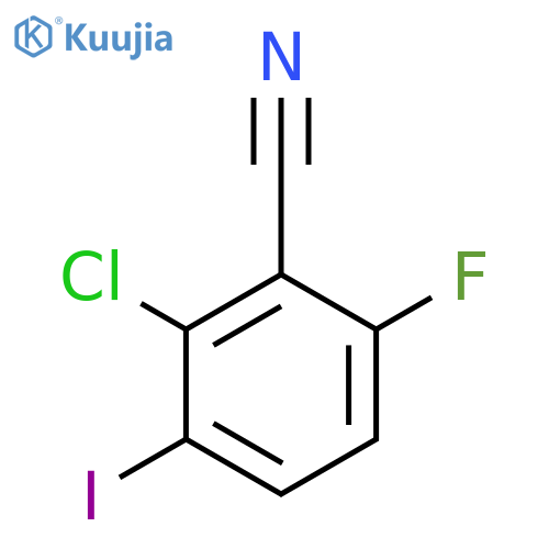 2-Chloro-6-fluoro-3-iodobenzonitrile structure