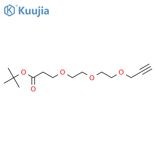 Propargyl-PEG3-t-butyl ester structure