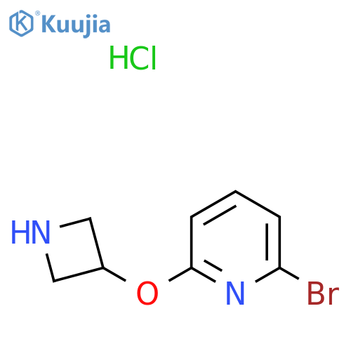2-(Azetidin-3-yloxy)-6-bromopyridine hydrochloride structure