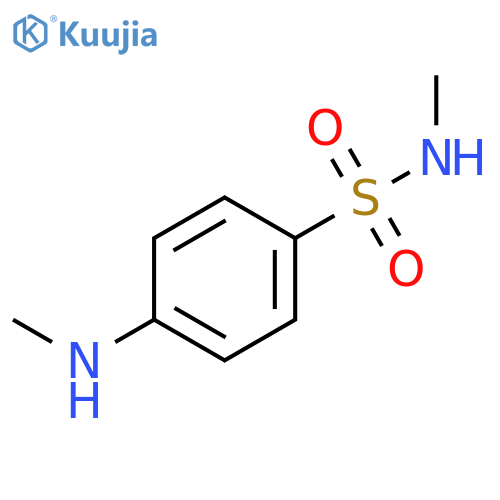 N-Methyl-4-(methylamino)benzene-1-sulfonamide structure