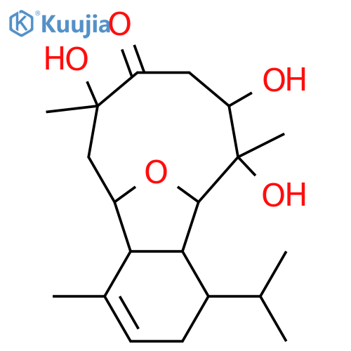 6,13-Epoxy-8,11,12-trihydroxy-3-eunicellen-9-one; (6α,8α,11β,12β,13α)-form structure