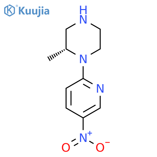 (R)-2-Methyl-1-(5-nitropyridin-2-yl)-piperazine structure