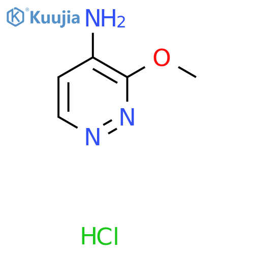 3-Methoxypyridazin-4-amine hydrochloride structure