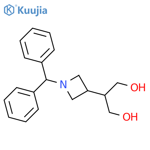 2-(1-Benzhydrylazetidin-3-yl)propane-1,3-diol structure