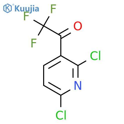 1-(2,6-dichloropyridin-3-yl)-2,2,2-trifluoroethan-1-one structure