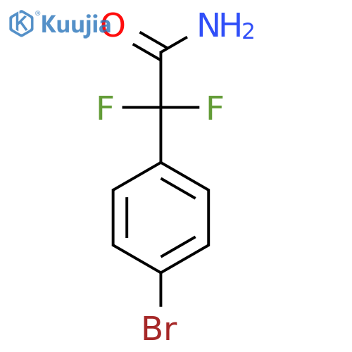 2-(4-Bromophenyl)-2,2-difluoroacetamide structure