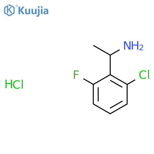 1-(2-Chloro-6-Fluorophenyl)ethanamine Hydrochloride structure