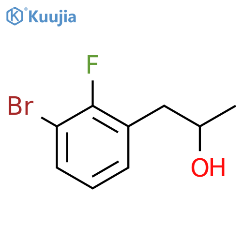 1-(3-bromo-2-fluorophenyl)propan-2-ol structure