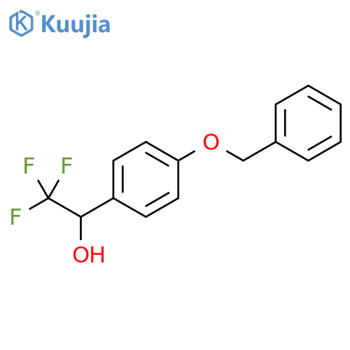 4-(Benzyloxy)-alpha-(trifluoromethyl)benzyl Alcohol structure