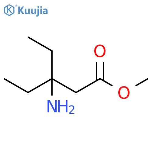 methyl 3-amino-3-ethylpentanoate structure